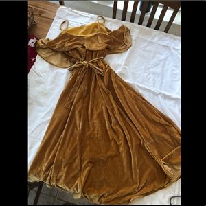 Nasty gal velvet midi dress